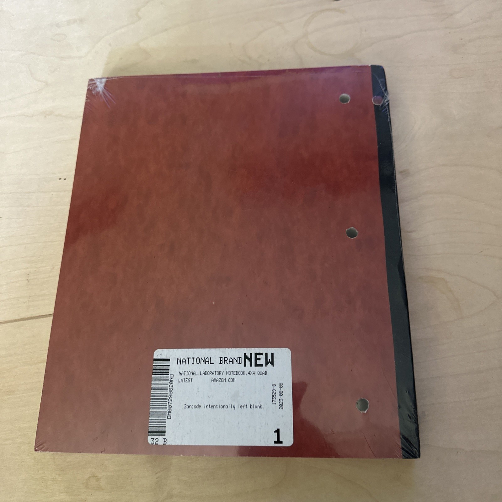National Brand 43-649 Laboratory Research Notebook, 4 x 4 Quad Ruled, 9-1/4x 11″
