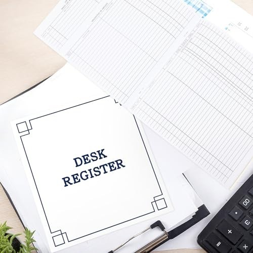10 Pcs Personal & Business Check Registers – Printed Transaction Ledgers 8.5″x9.