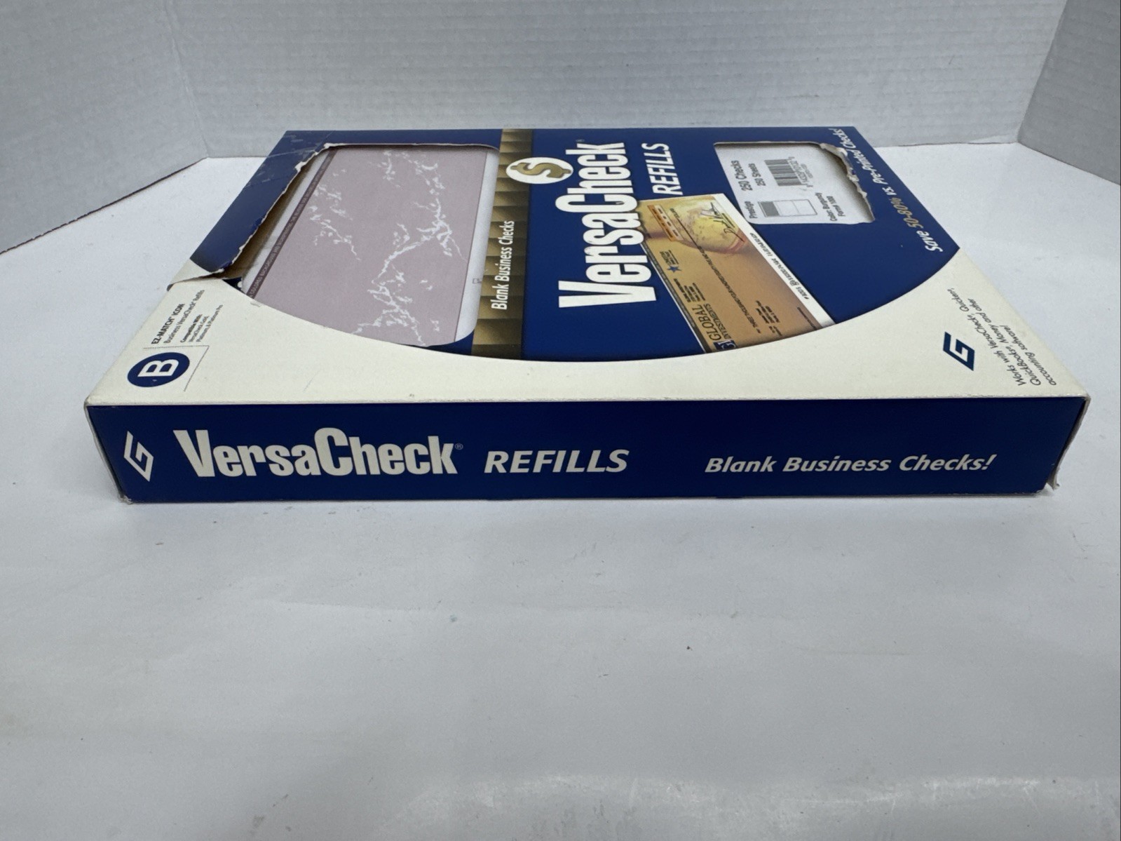 Versacheck Blank Business Checks 250 Refills Ez-match Icon. Burgundy Form#1000