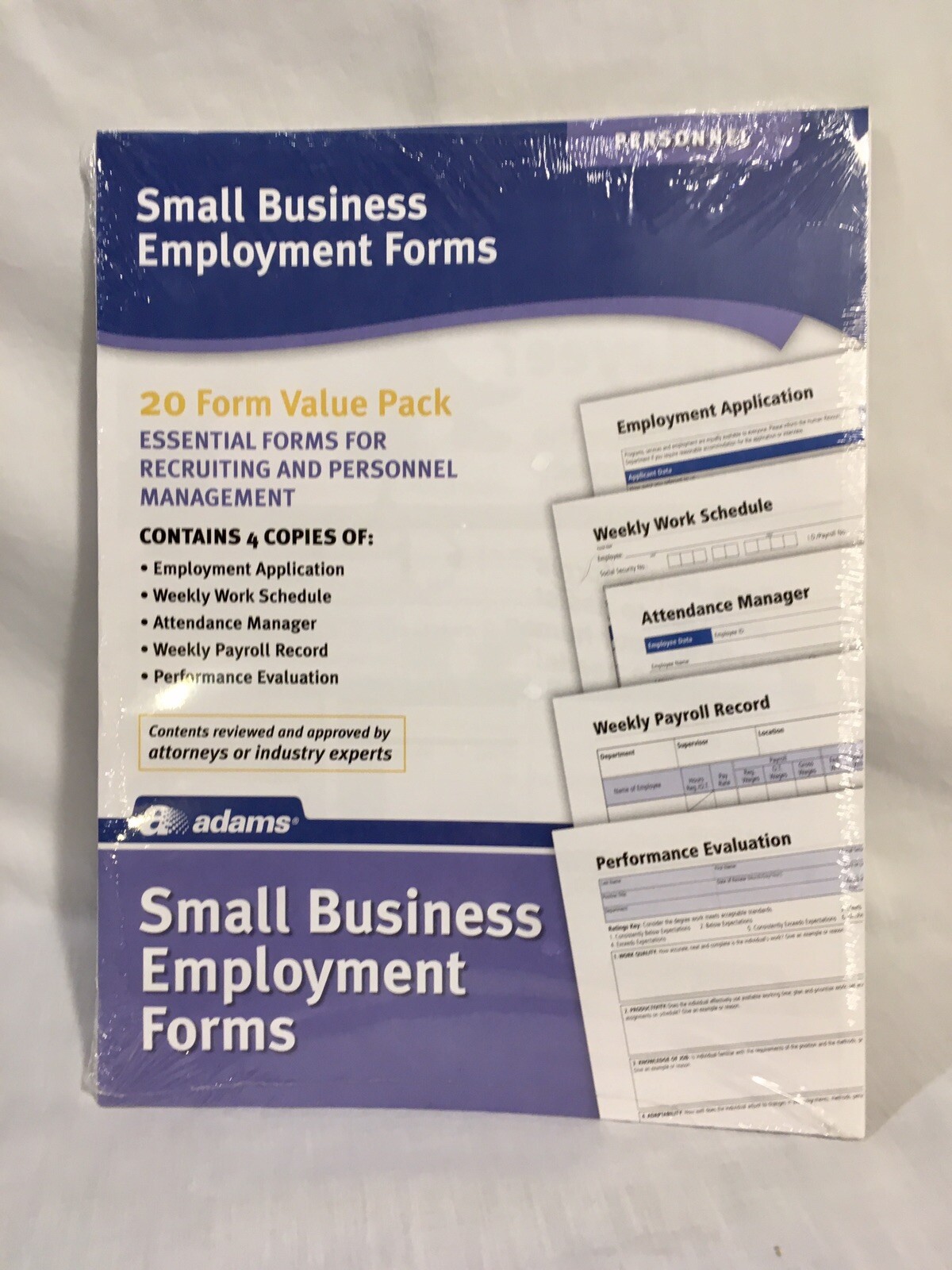 Adams Small Business Employment Forms HV100-SB
