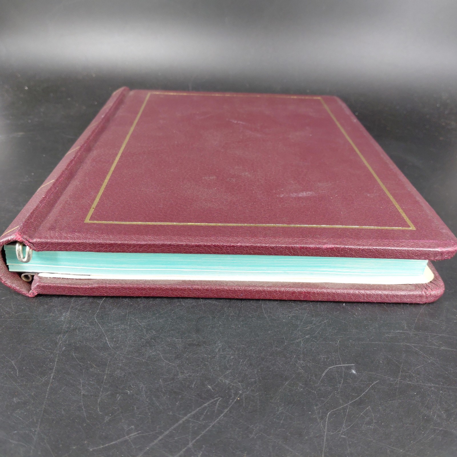 Wilson Jones Minute Record Book 396-11 Outfit 0396-11 Hardcover Burgundy USA