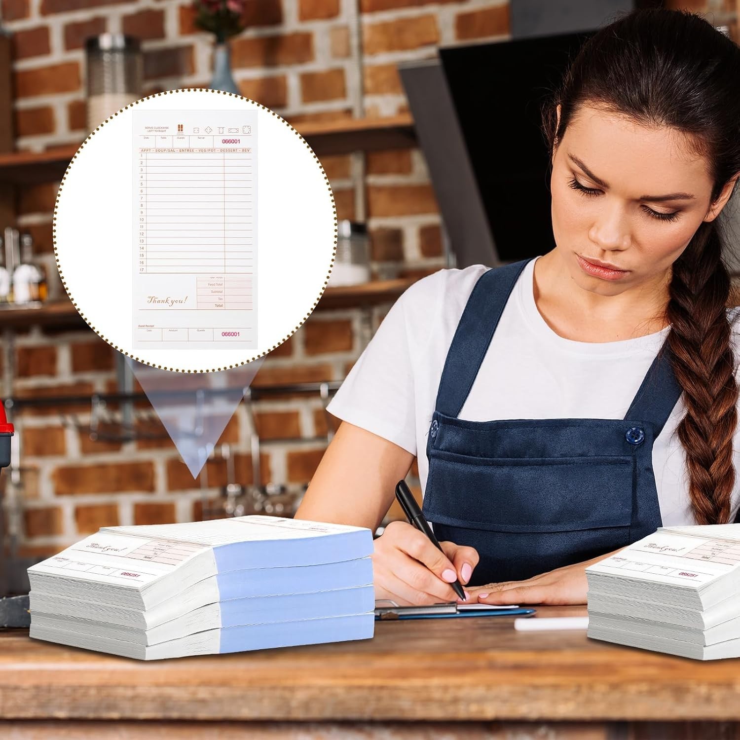 Guest Check Receipt Books 2-Part 50 set per book