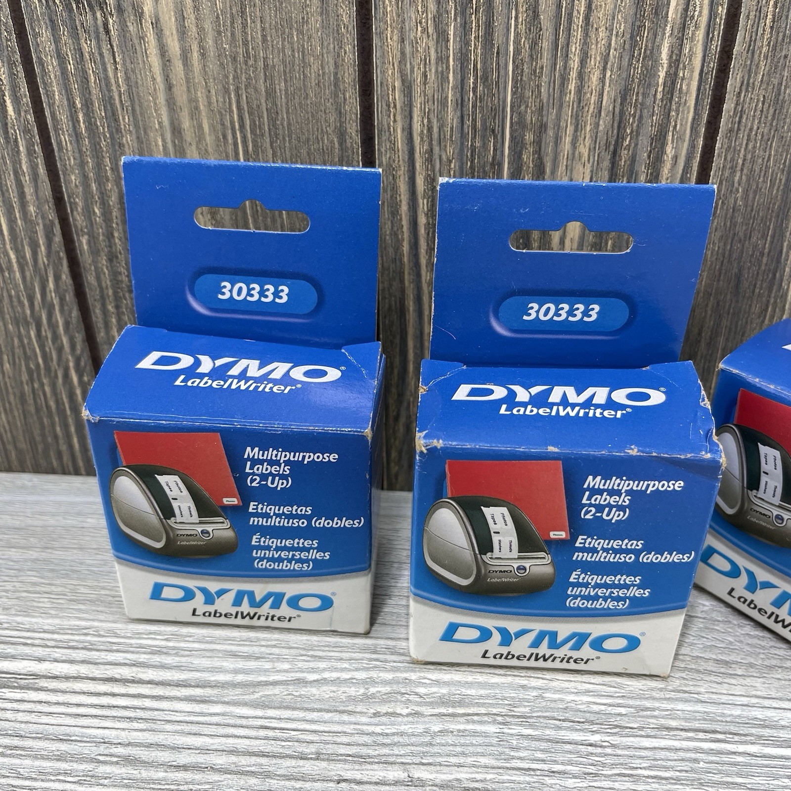 DYMO LabelWriter Multipurpose Labels 1/2 x 1 White 1000 Labels/Roll 30333 Lot 3