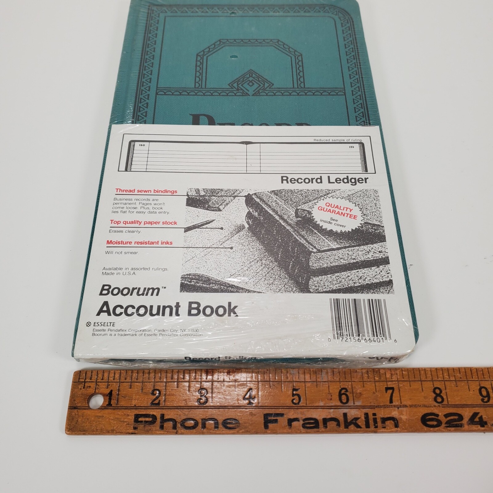 NOS Vintage Boorum Account Book 66-R-150 Record Ledger Ruling Acid Free Sealed