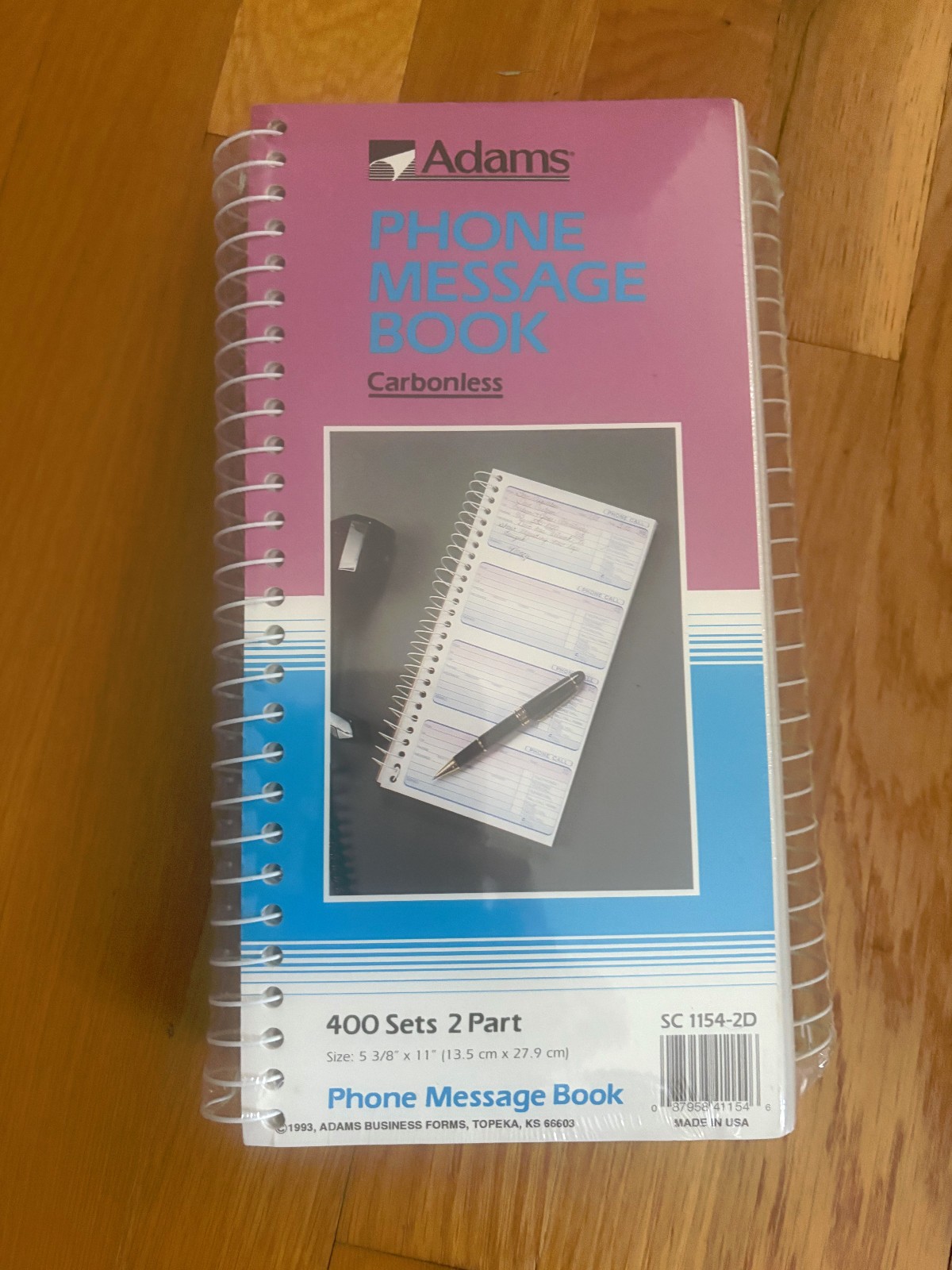 Phone message Book 400 sets 2 parts