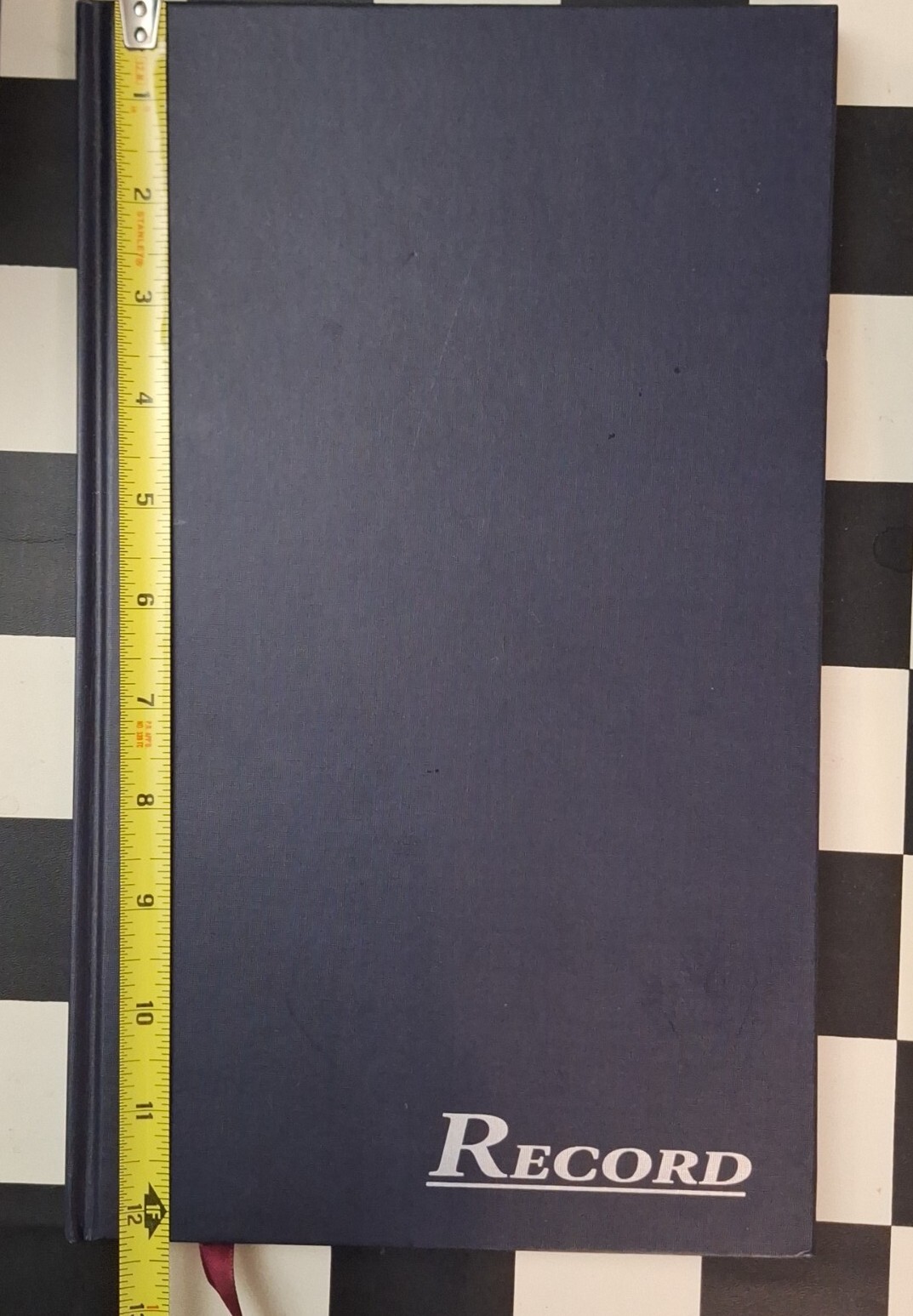 Adams Hardcover Record Ledger 152 Numbered Pages and Bookmark Robbon