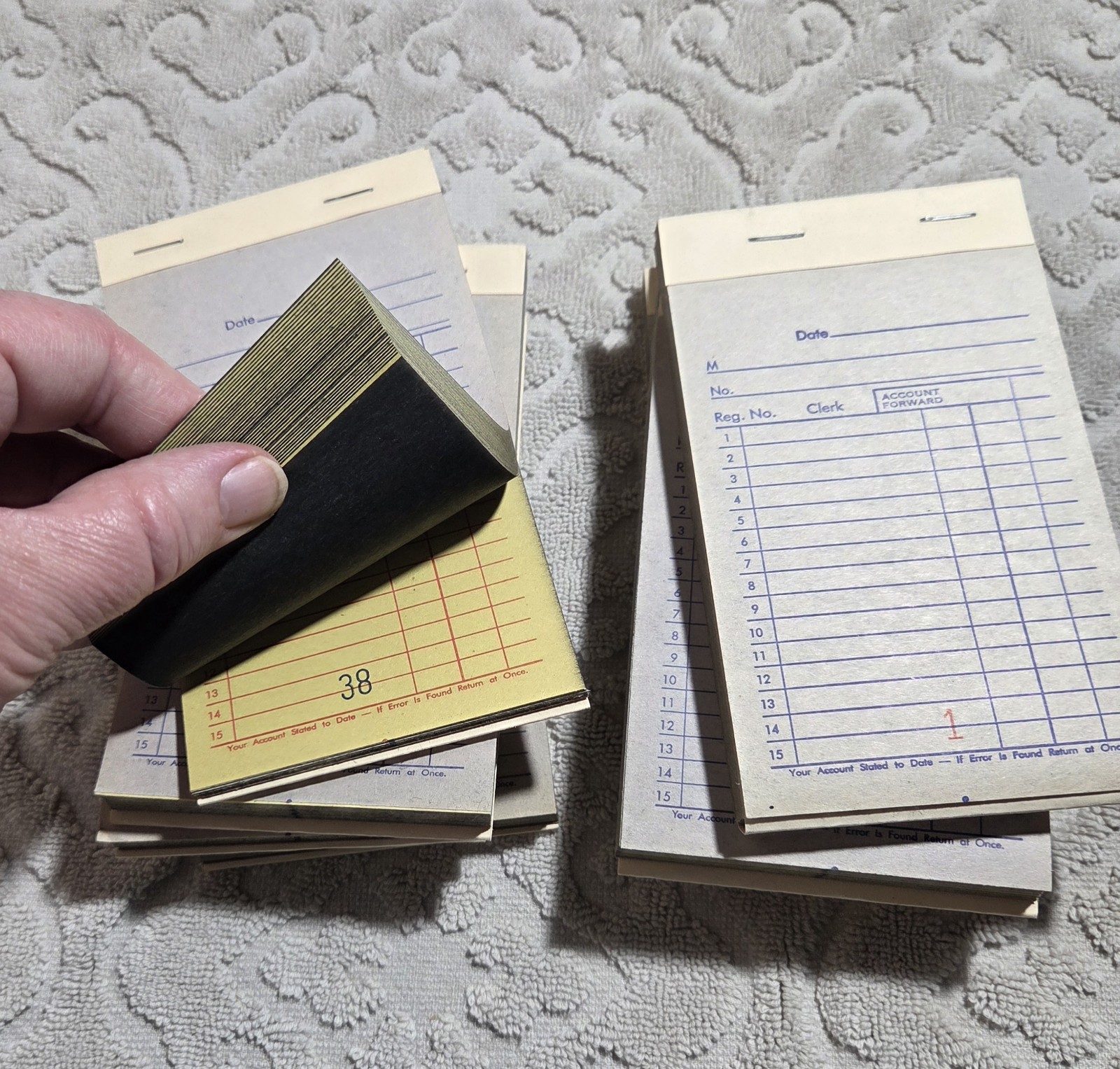 Bill Receipt Books Set Of 8
