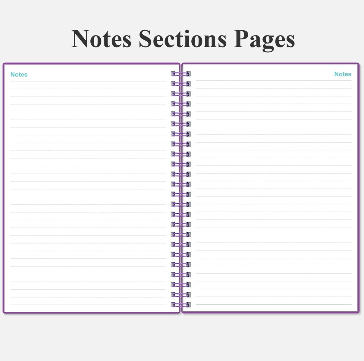 A5 Purple Check Register – Stylish Expense Ledger for Personal & Business Use