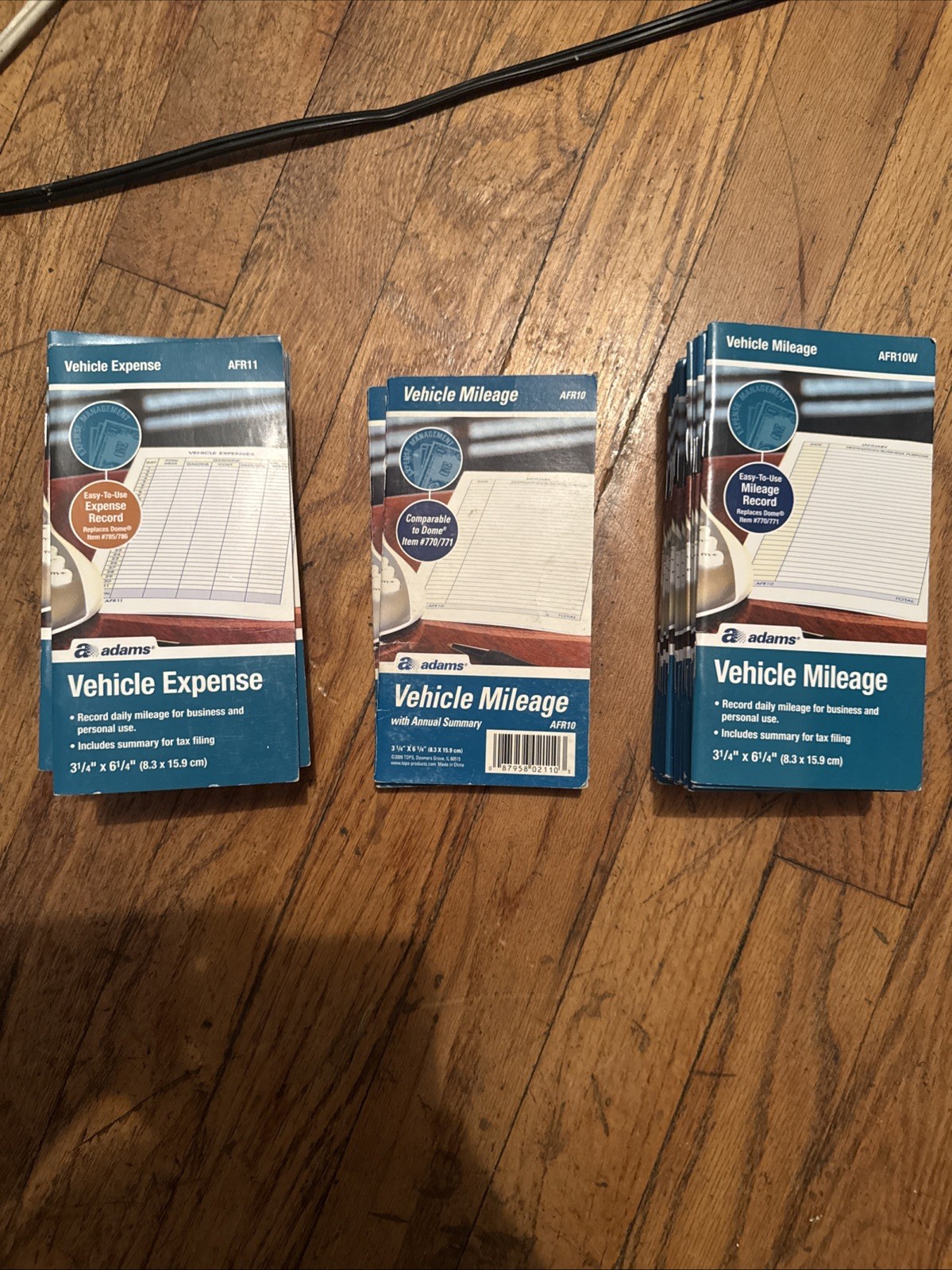 (39CT) Adams Vehicle Expense, Mileage Journal