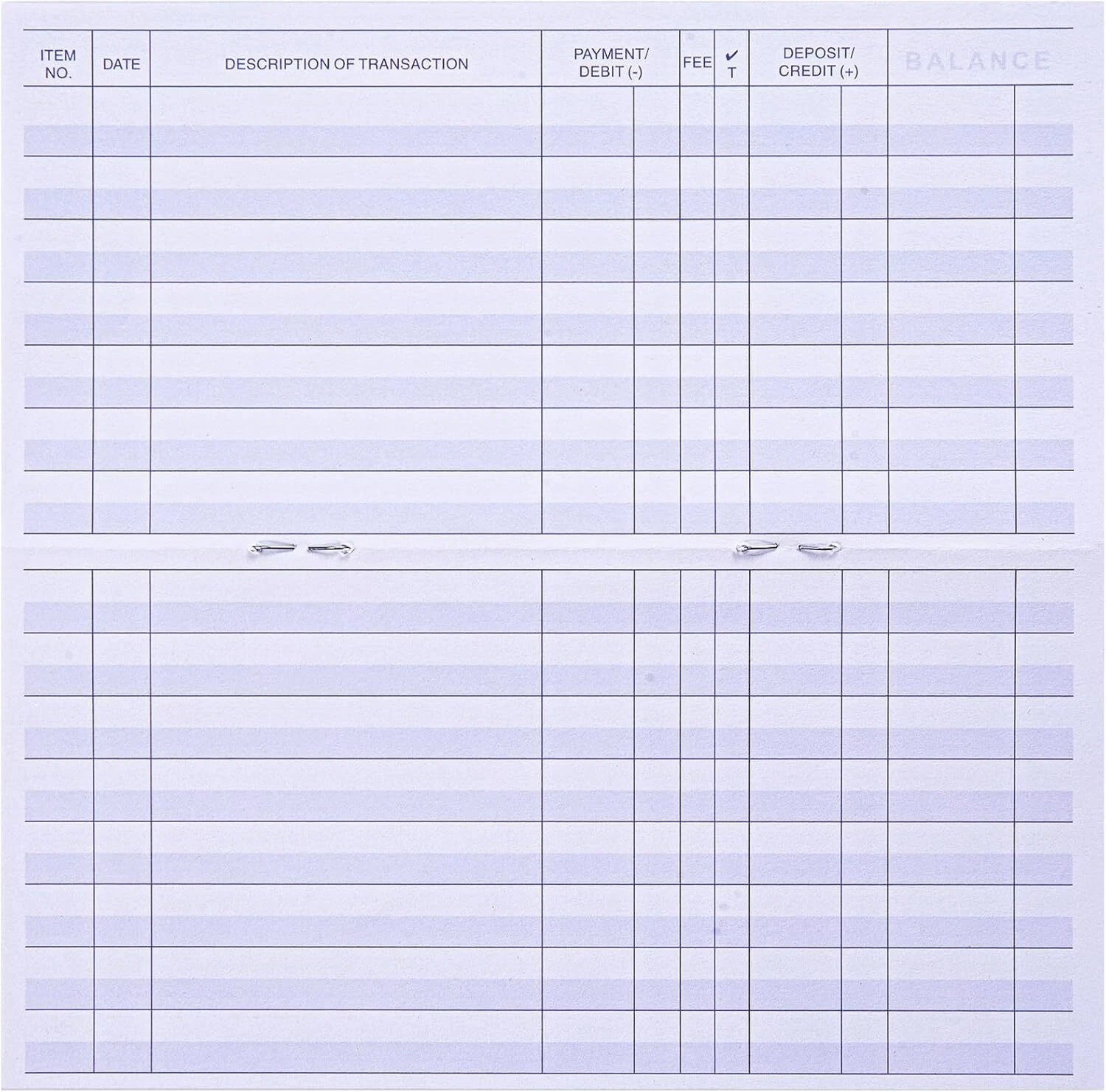 24 PCS Check Registers for Personal Checkbook, Easy to Read Checkbook RegisteR