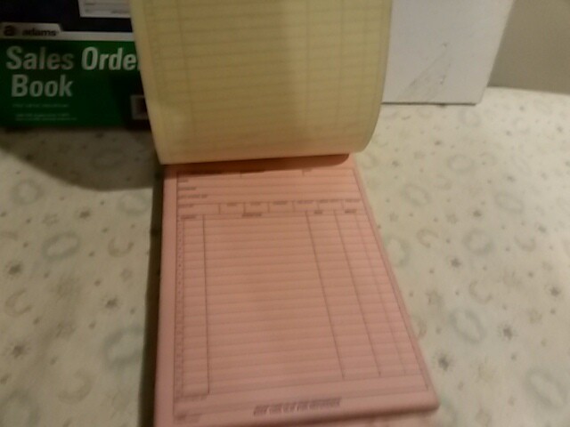 Adams Sales Order Book lot 2 2009 TOPS business store receipts NOS TC5805 unused