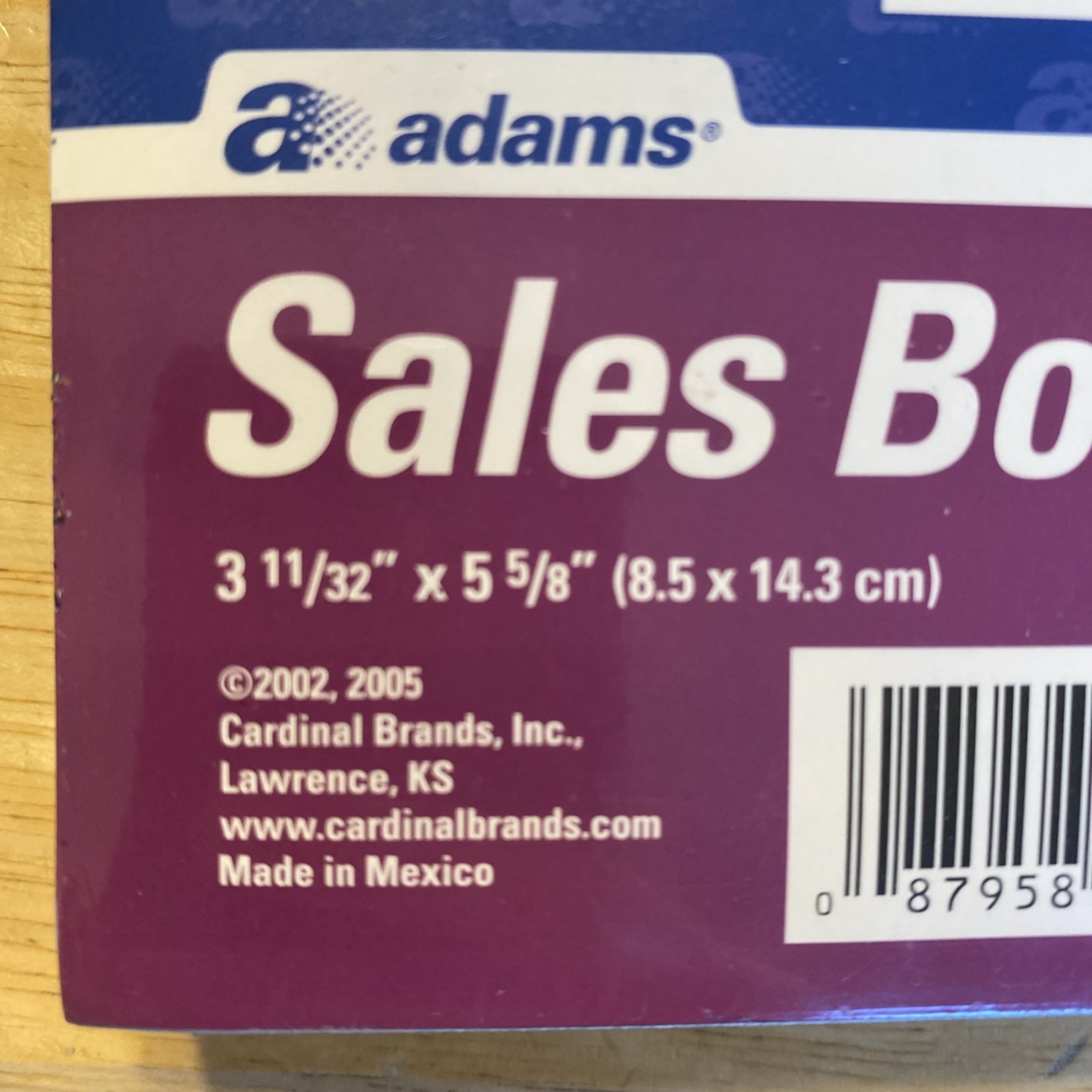 Adams General Purpose Sales Book, 2-Part, 3 Count (Pack of 1), White/Canary