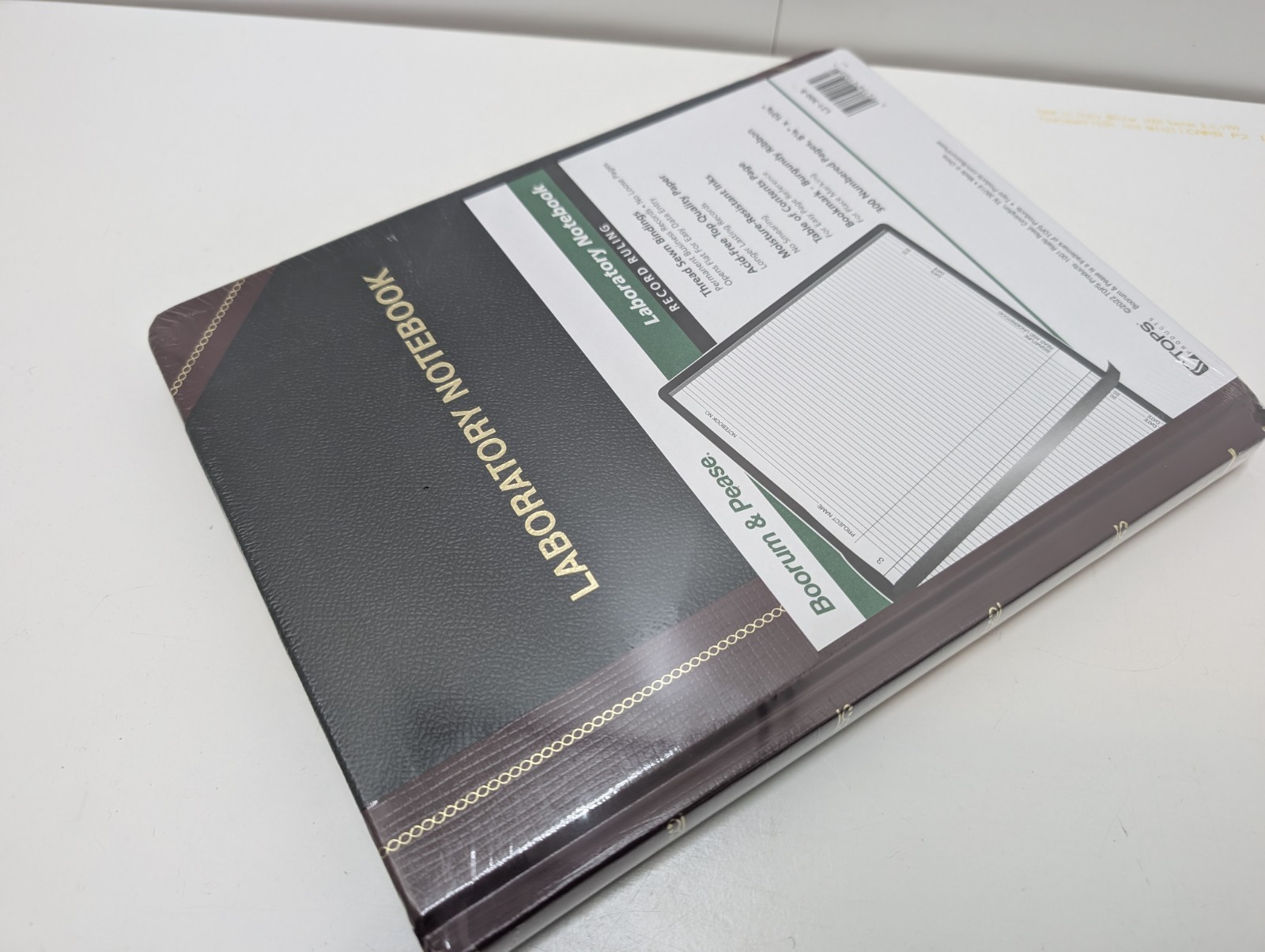 NEW Boorum & Pease Laboratory Notebook Record Book Log L21-150-R 150 Pages