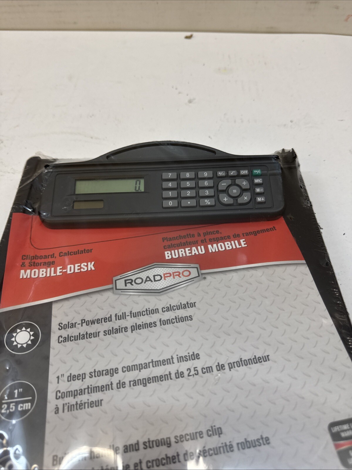 Roadpro RPO-01259S Clipboard Storage W/calculator (rpo01259s)
