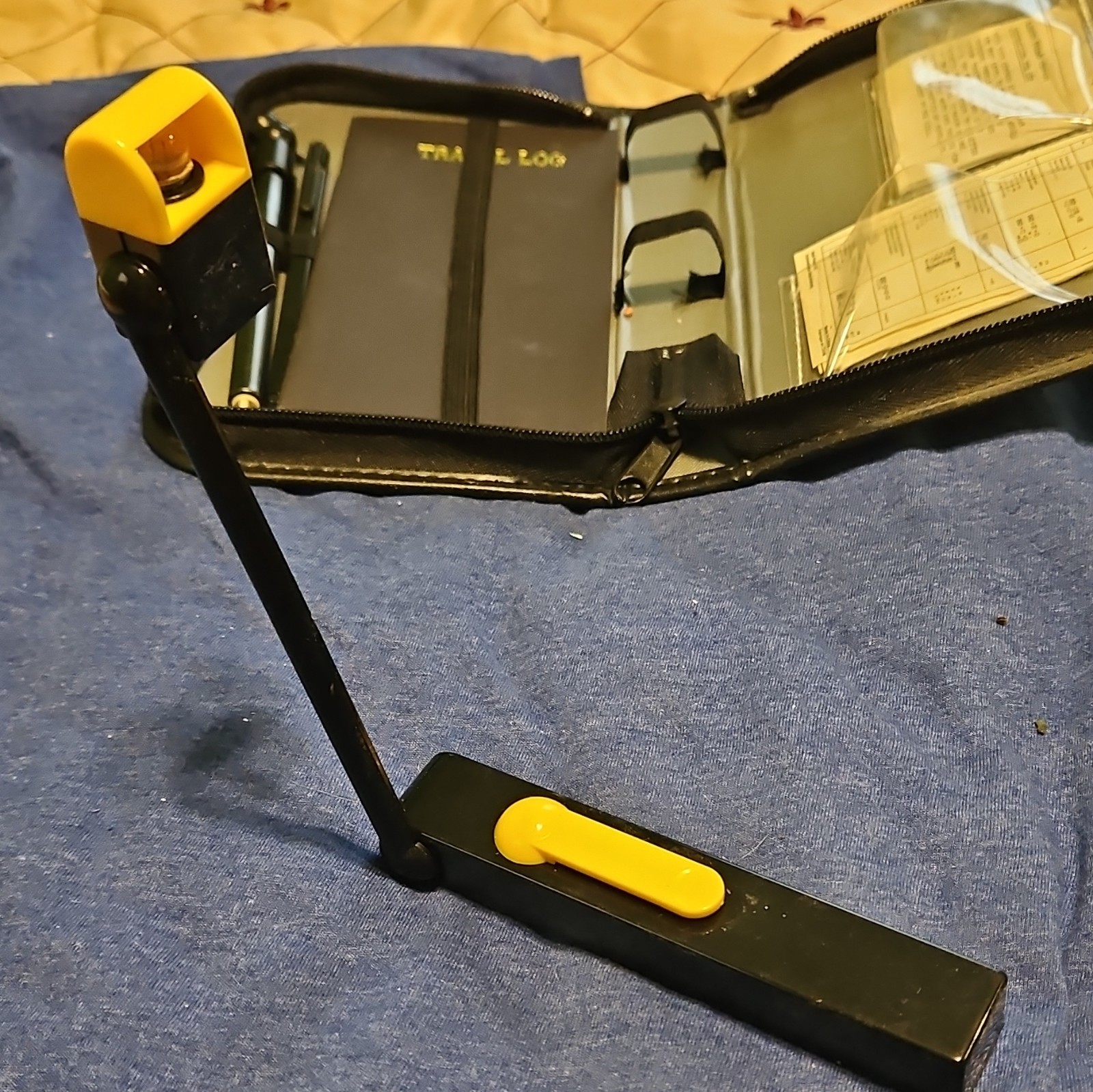 Mileage Record Kit with Record Book, Pen, Compass, Case, and Accessories
