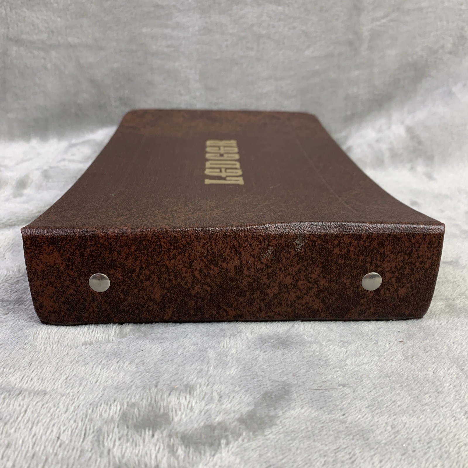 VTG Mead Debit-Credit-Balance Forms Ledger Outfit 26 Dividers A-Z Index Brown