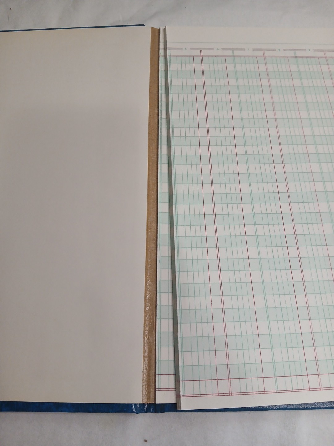 Vintage Mead 12 Column Ledger Paper Pack – Loose Sheets Junk Journal Ephemera