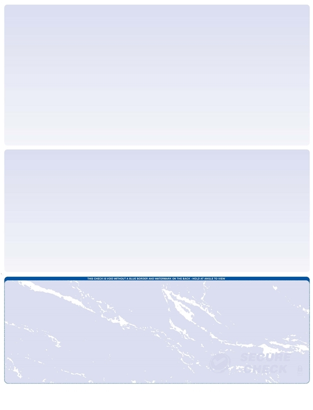 250 Sheets of Blank Check Paper-Blue Check on Bottom 12 Security Features-7251