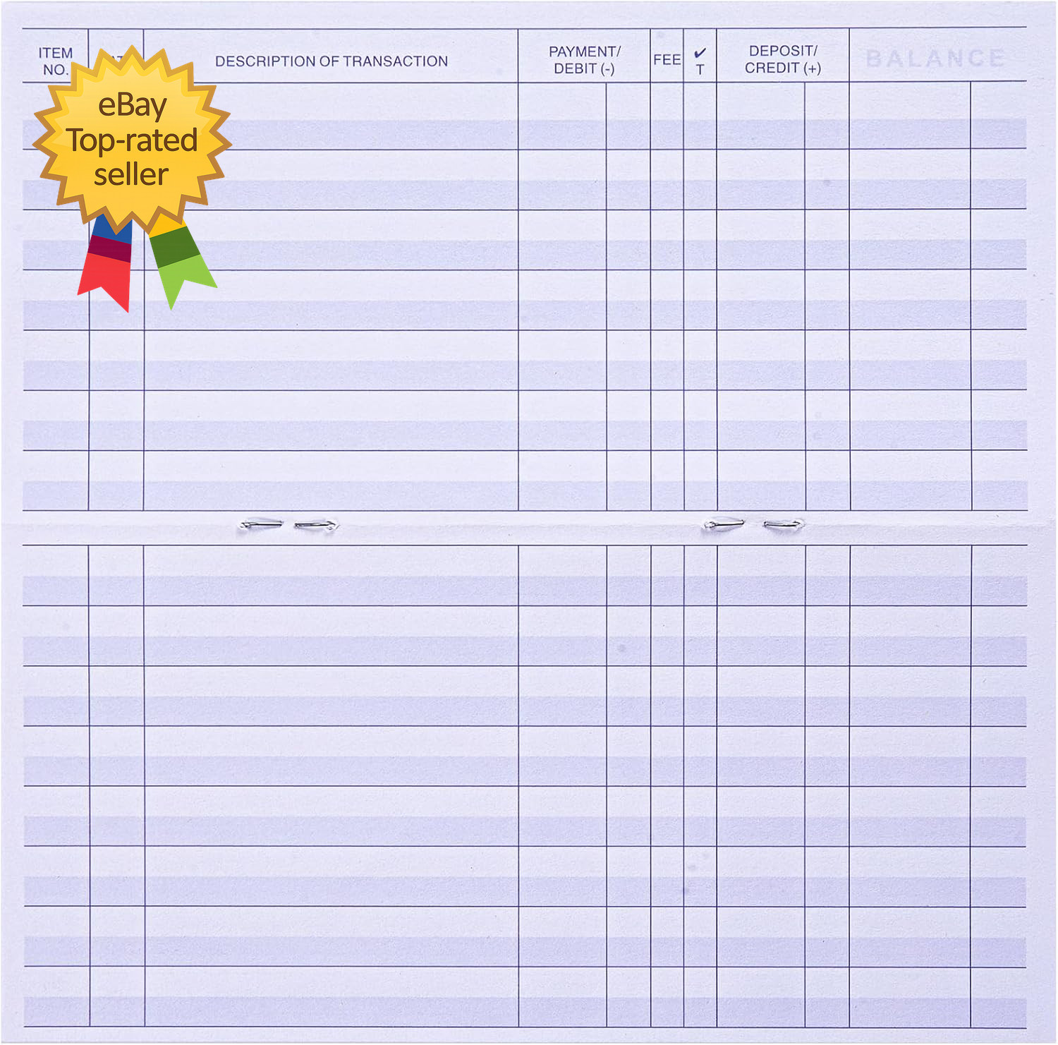 24 PCS Check Registers for Personal Checkbook Easy to Read Checkbook Register