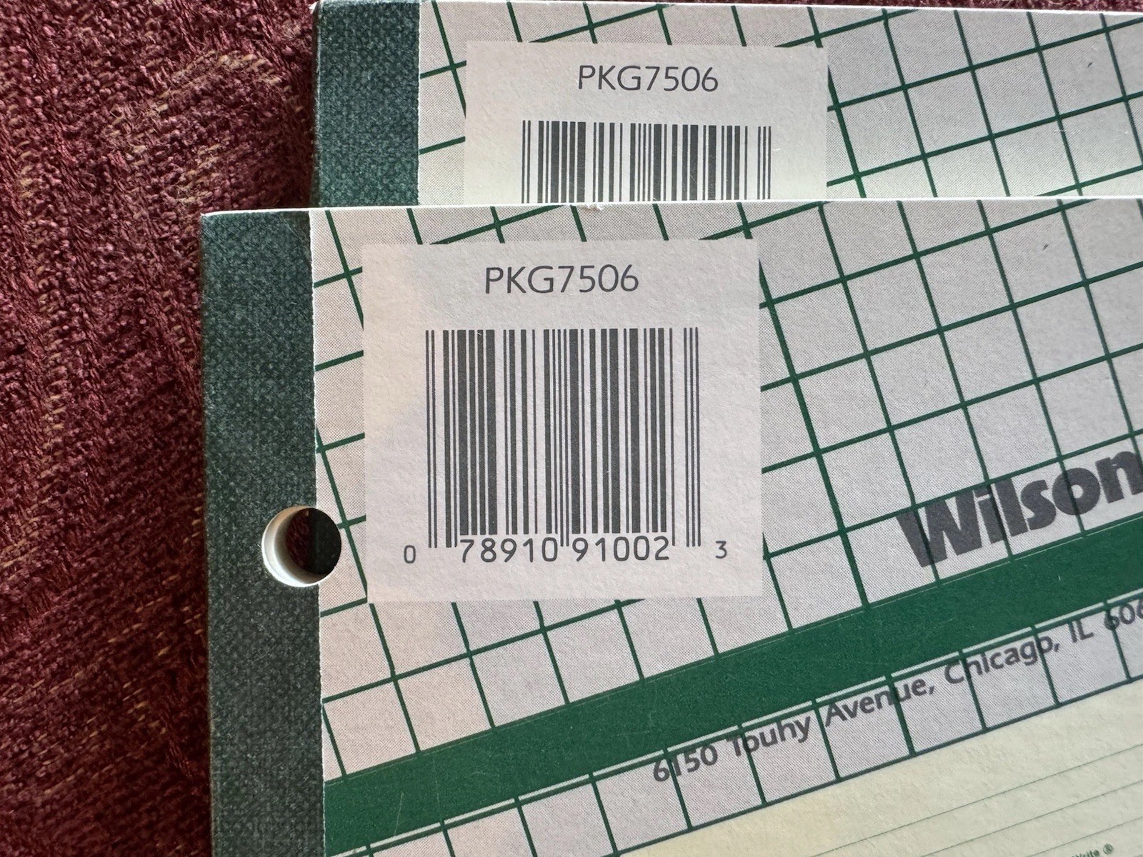 Wilson Jones Columnar Pad 50 Sheets 6 columns 11×8.5″ 3 Punched Accounting Bk