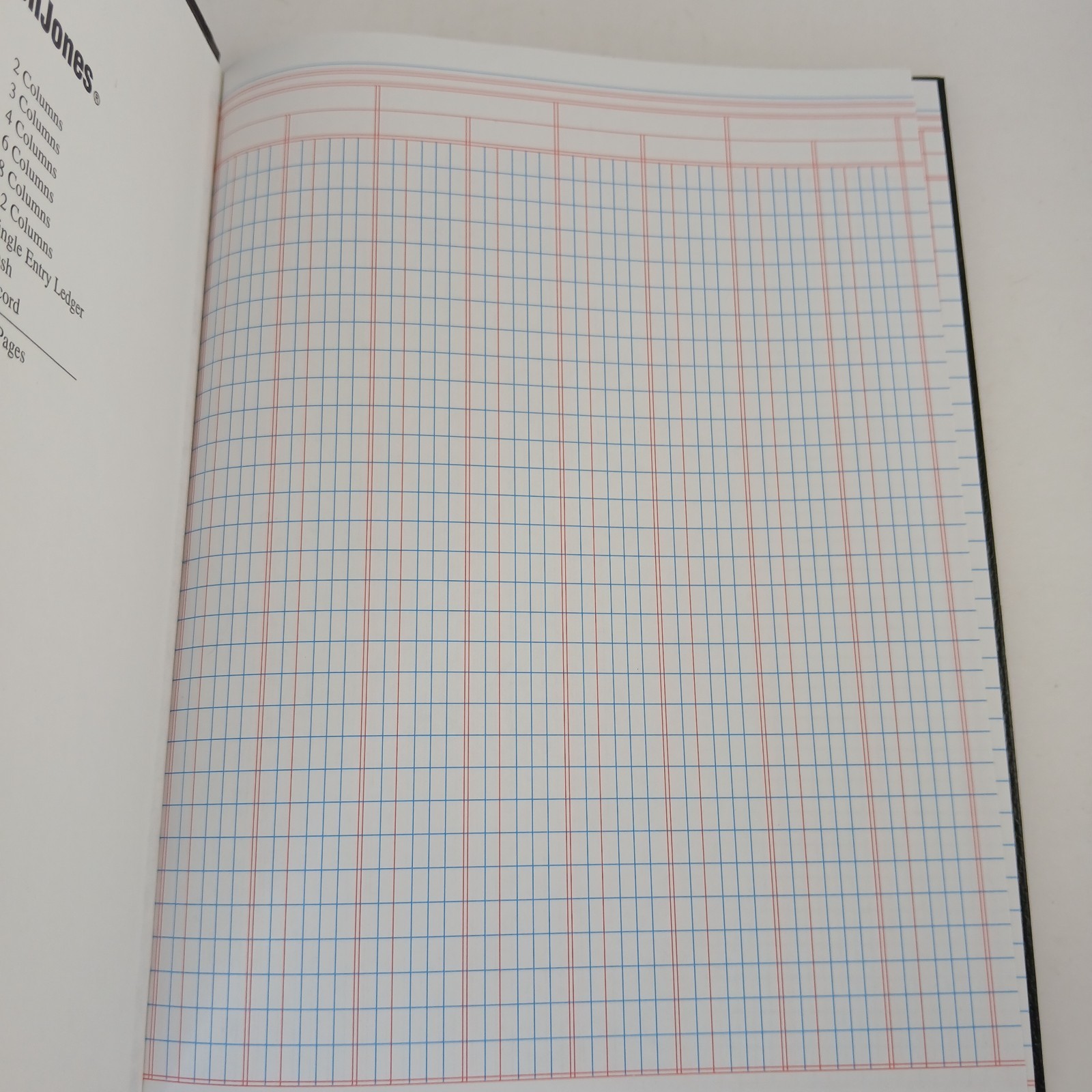Wilson Jones 12 Column Accounting Ledger Book 31 Lines #74112 Hard Cover Blk