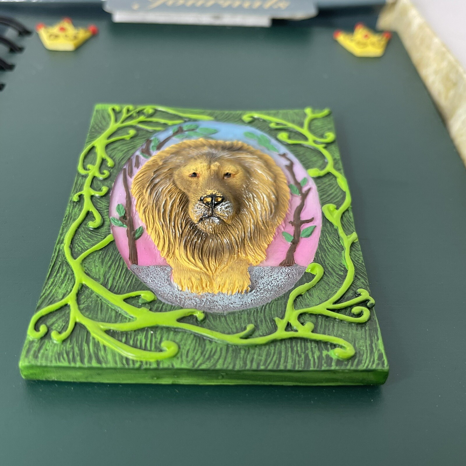 Set Of 2 Extra Special Hand Painted Spiral Journals Gorilla And Lion