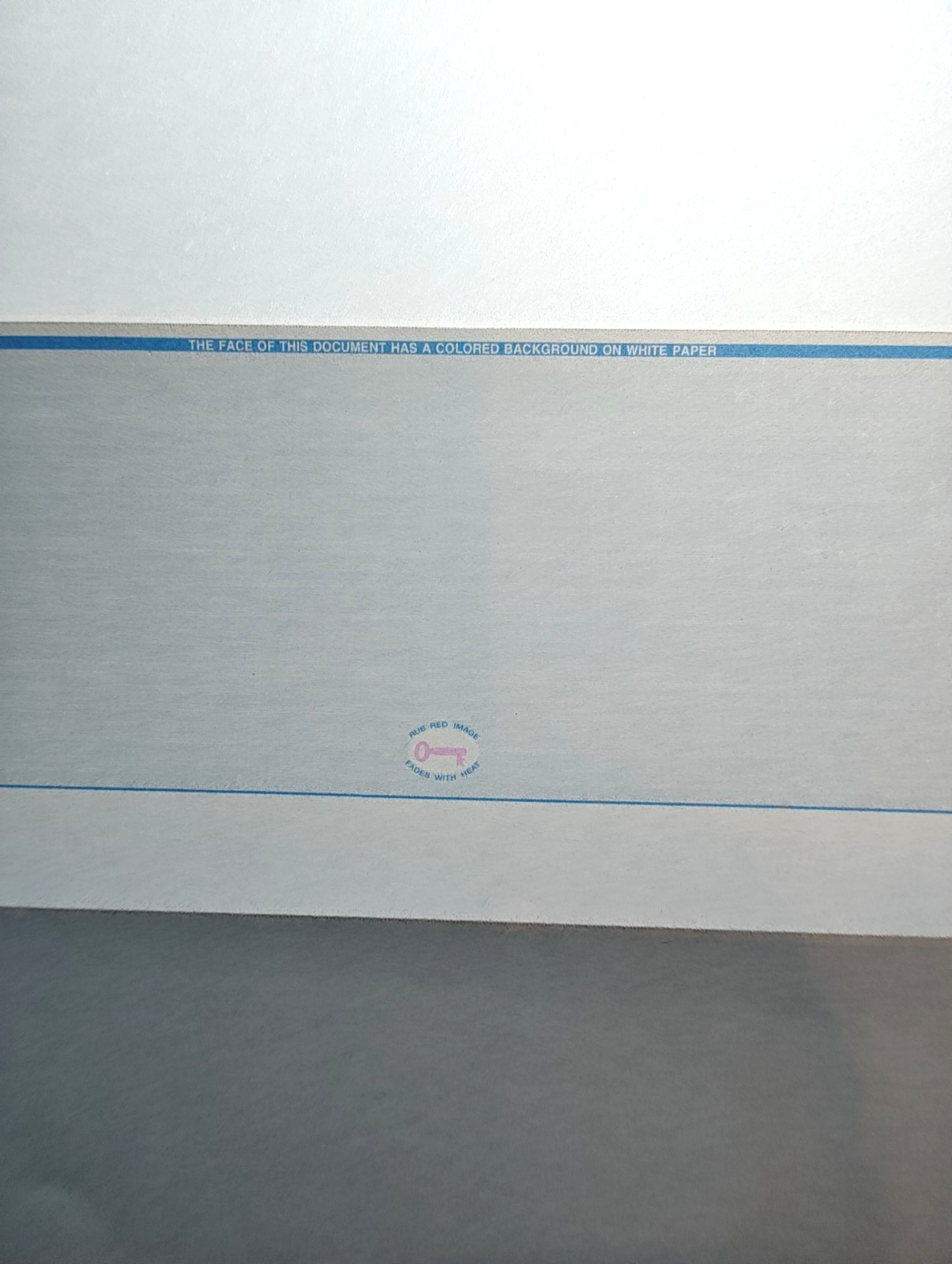 Blank Check Paper – 1,000 Pack – Check in Center