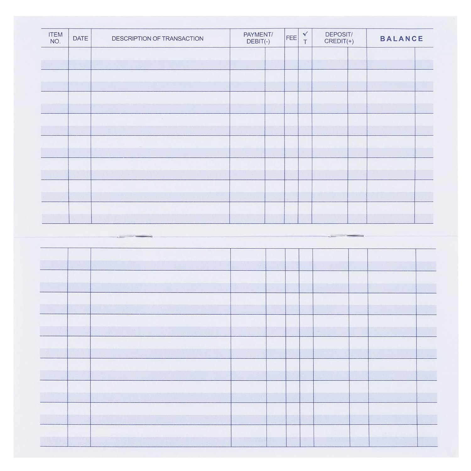 20 Ledger Registers, Checkbook For Savings Checking Deposit Tracking