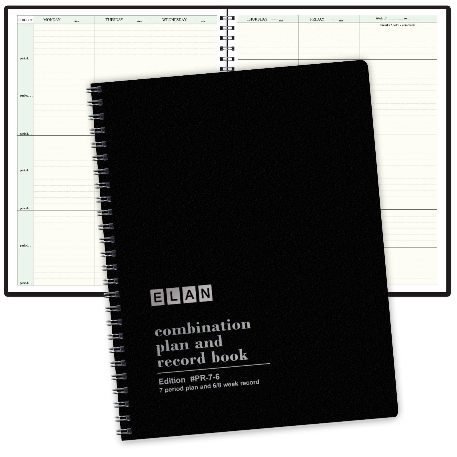 Elan Publishing Company Combination Plan and Record Book: One 8.5″ x 11″