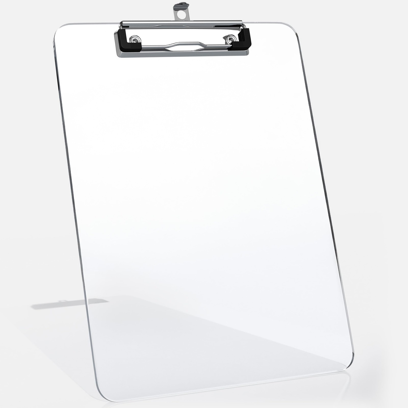 Kiggos Clear Acrylic Transparent Clipboard 12.5” x 9” Durable Plastic