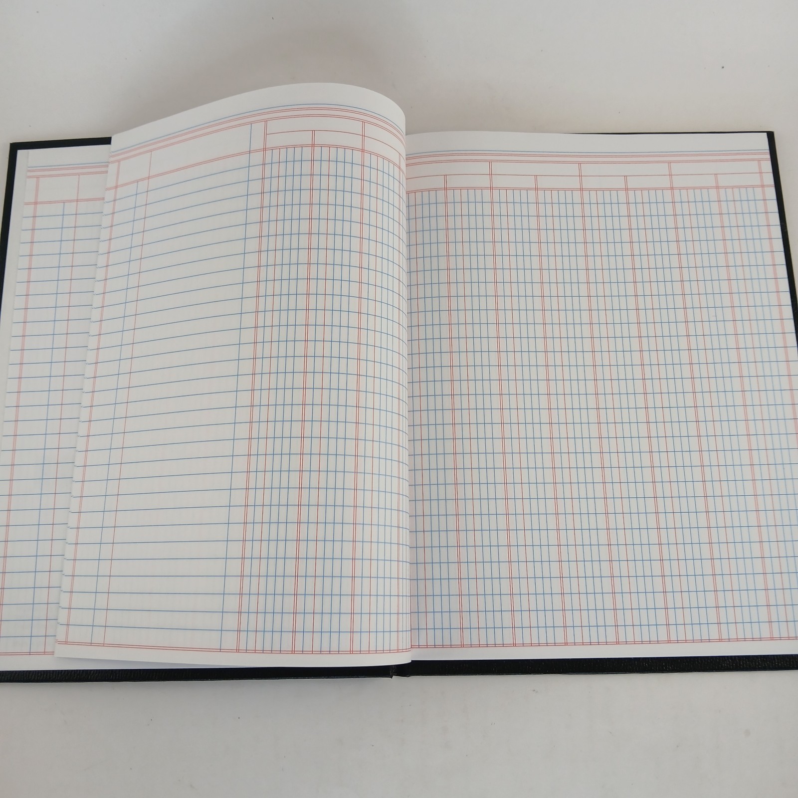 Wilson Jones 12 Column Accounting Ledger Book 31 Lines #74112 Hard Cover Blk