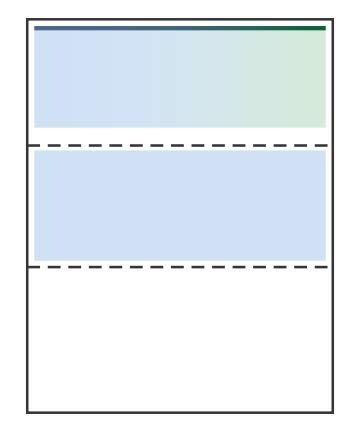 Blank Check Stock 8.5×11 Inch 24 lb Blue-Green Prismatic Top 500 Sheets