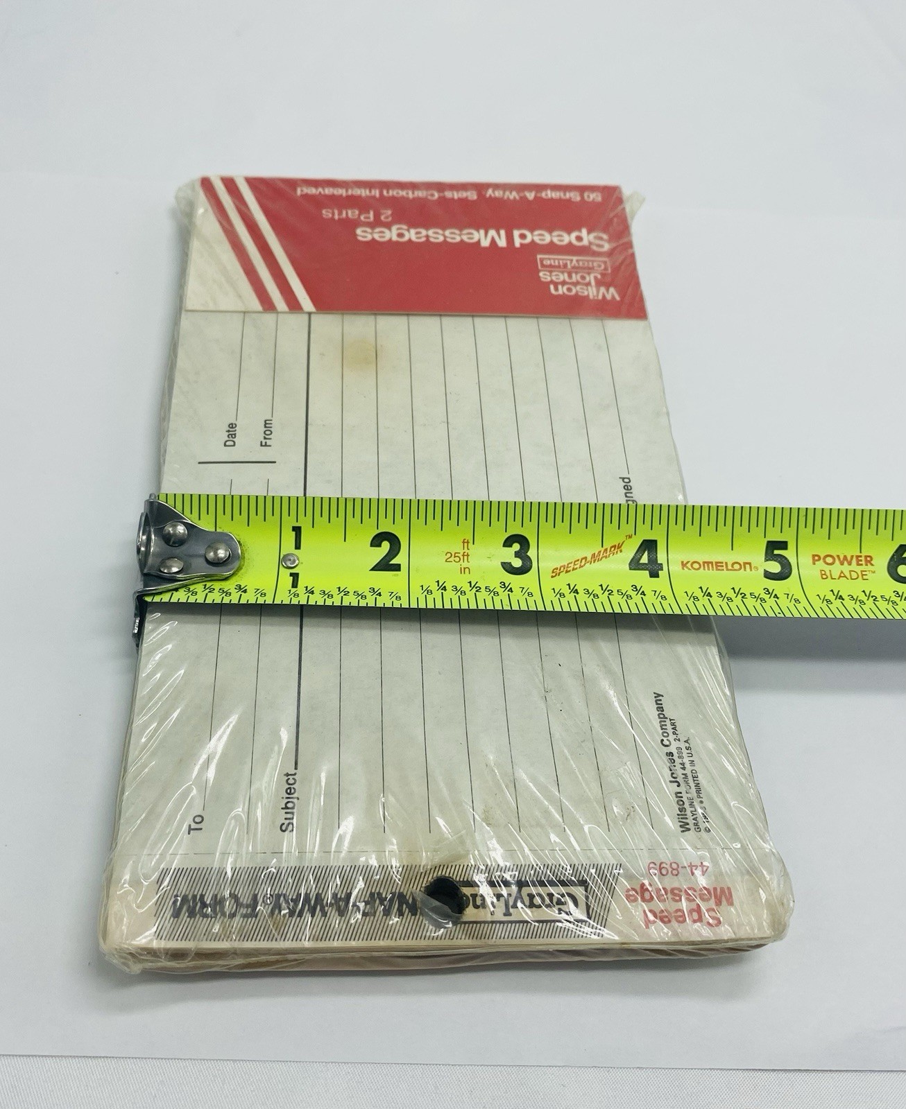 ~NOS~ 1980’s WILSON JONES GRAY LINE SPEED MESSAGES 2 PART 50 SNAP-A-WAY FORM