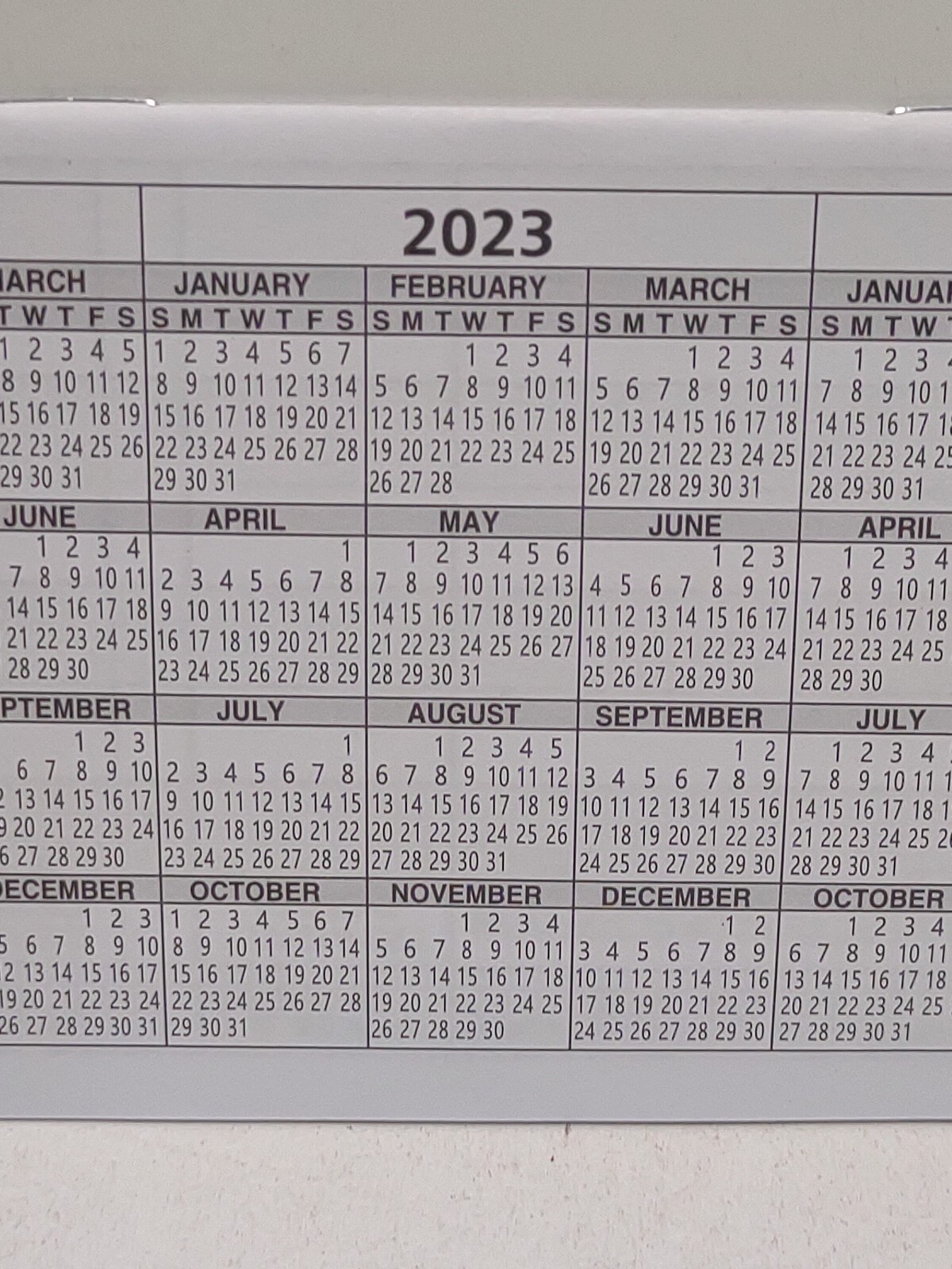 Large Print Check Register With Year Calendar