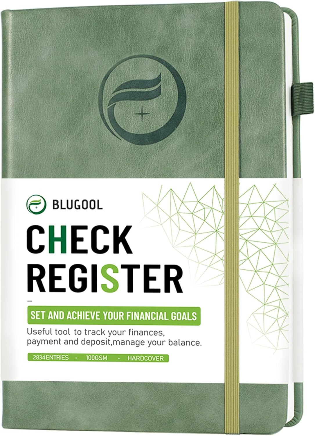 Check Registers for Personal Checkbook, Blugool Checkbook Register with Check &