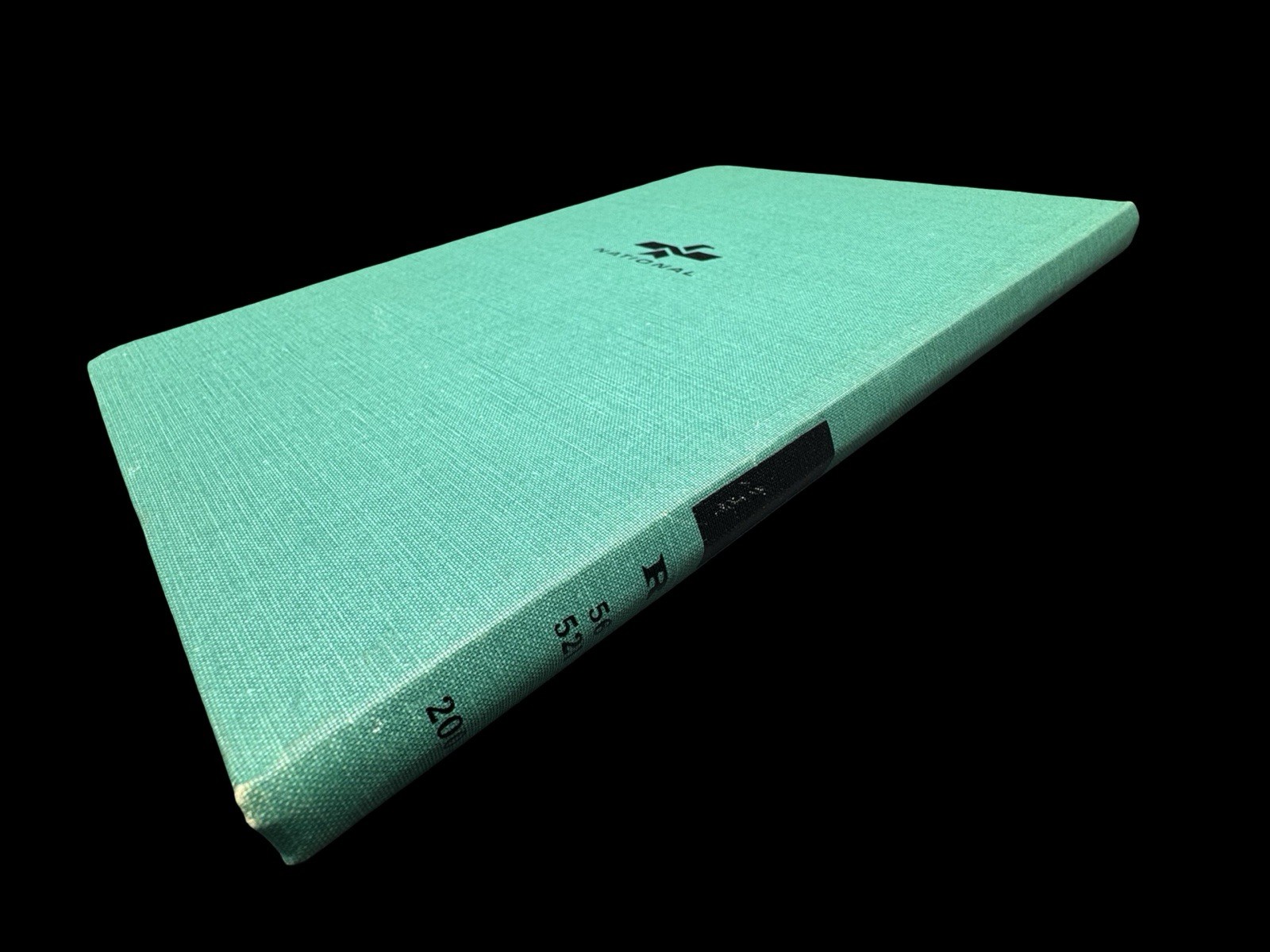 Vintage Unused Record Book 9″ Retro Atomic Green