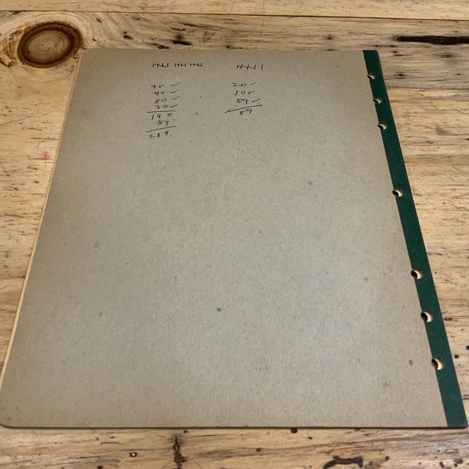 Lot 2 Vintage Columnar Pads Wilson Jones Boorum Pease 6 Column USA Accounting