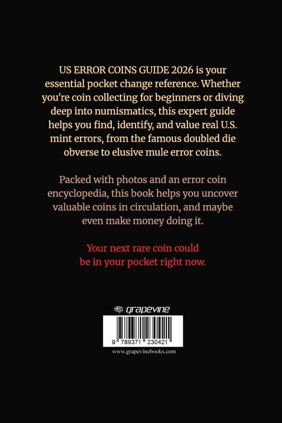 US ERROR COINS GUIDE 2026 (MINT MASTERS): The Official Price Guide to Find, Iden