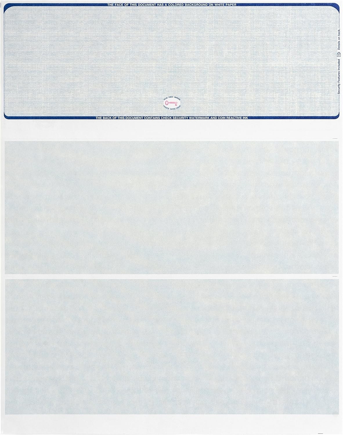 Complete Check Printing Solution – 500 Blank Check Stock for Secure Processing
