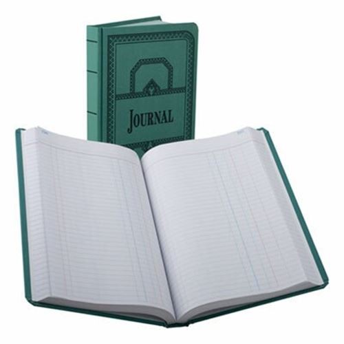 BOR66500J Record/Account Book, Journal Rule, Blue, 500 Pages, 12 1/8 x 7 5/8