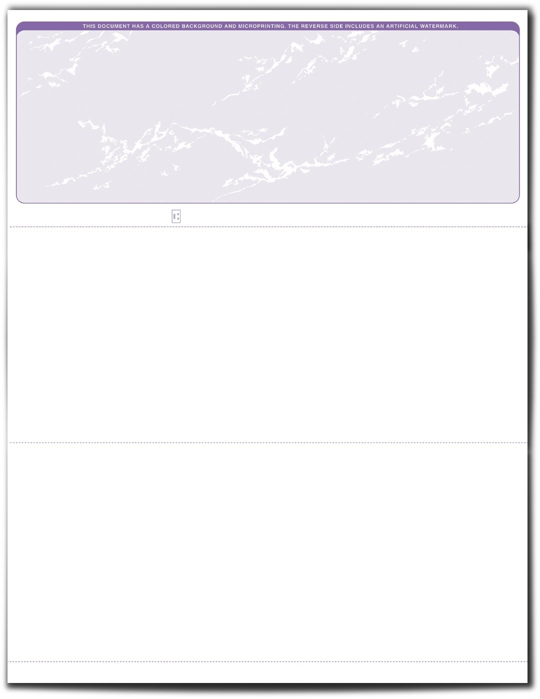 VersaCheck ValueChex – 55 Blank Business Voucher Checks – 55 Sheets, Purple