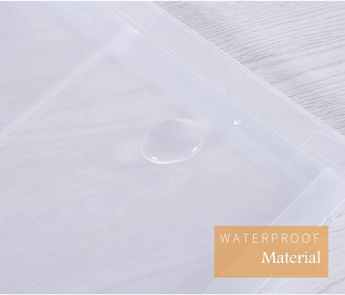 9×12 Clear Zip Plastic Envelopes File Document Paper Holder Pack of 12 12