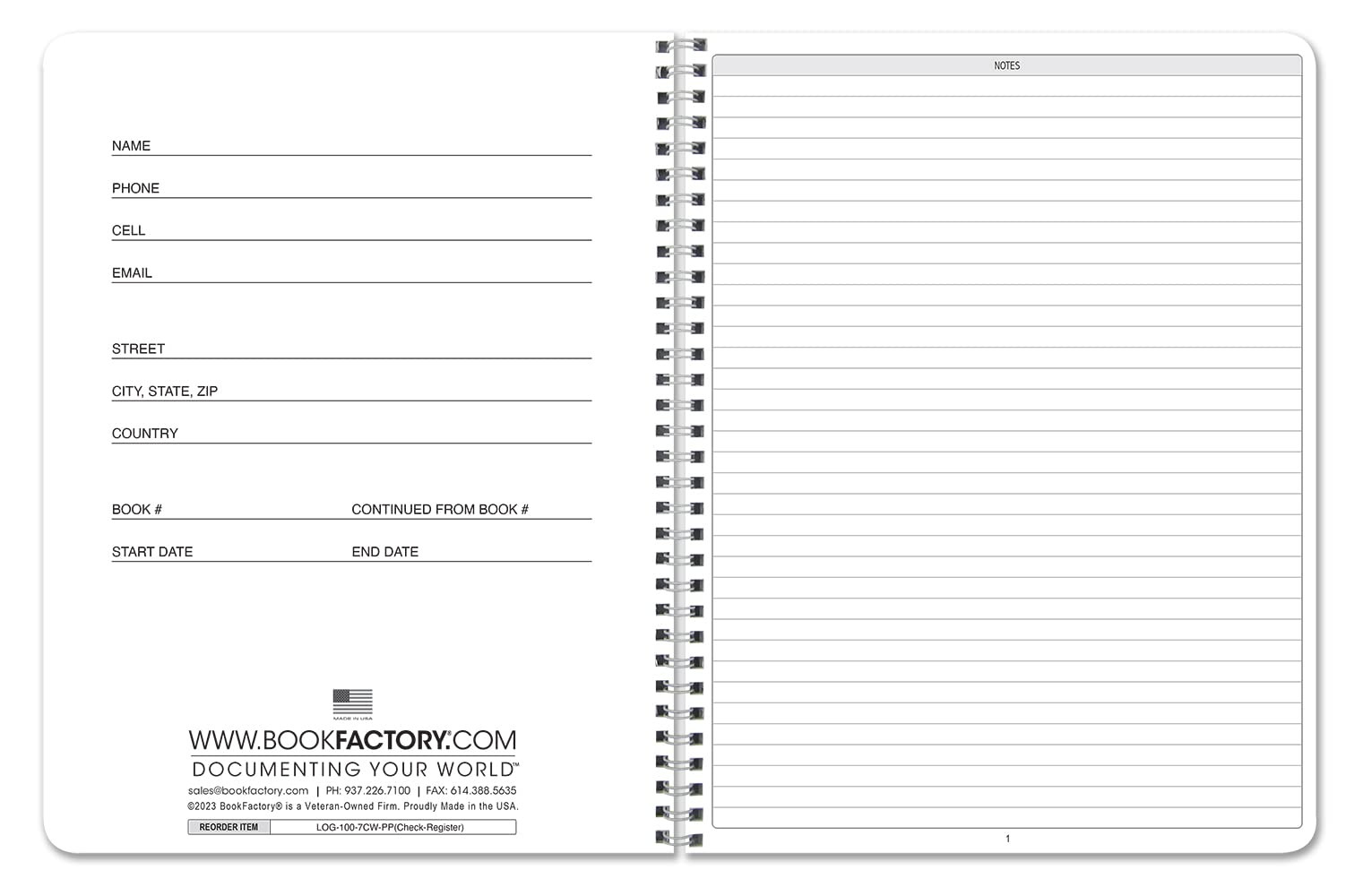 Check Register Book/Transaction Records Log Book/for Personal or Professional…