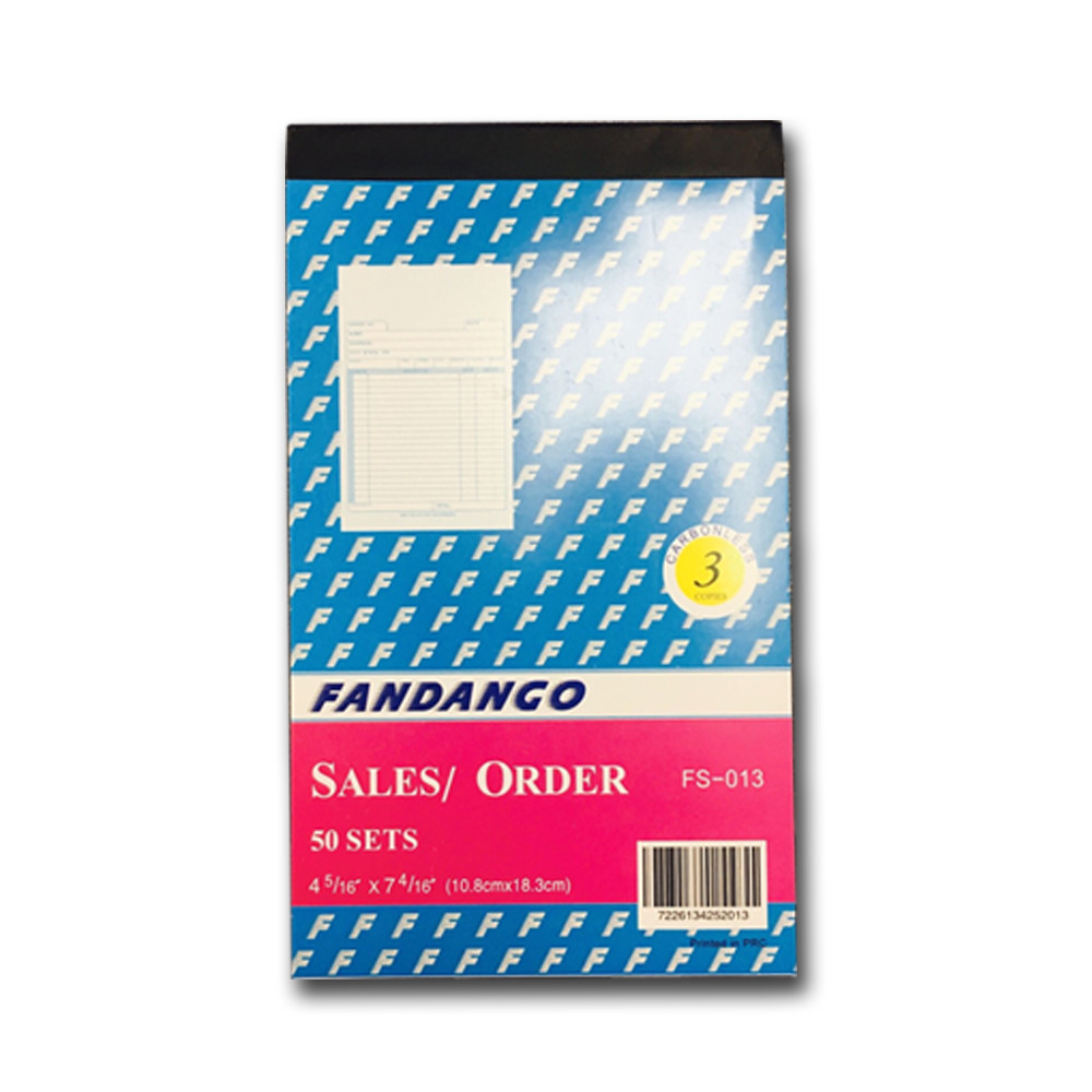 5 Pack: 2 part Carbonless Sales Order Books Receipt Form Invoice 50 Set 4.5×7.5