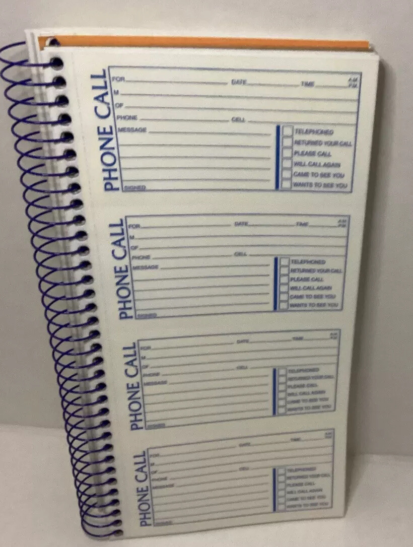 Adams phone message 2-part carbonless 400 sets 1 books office supplies 2019