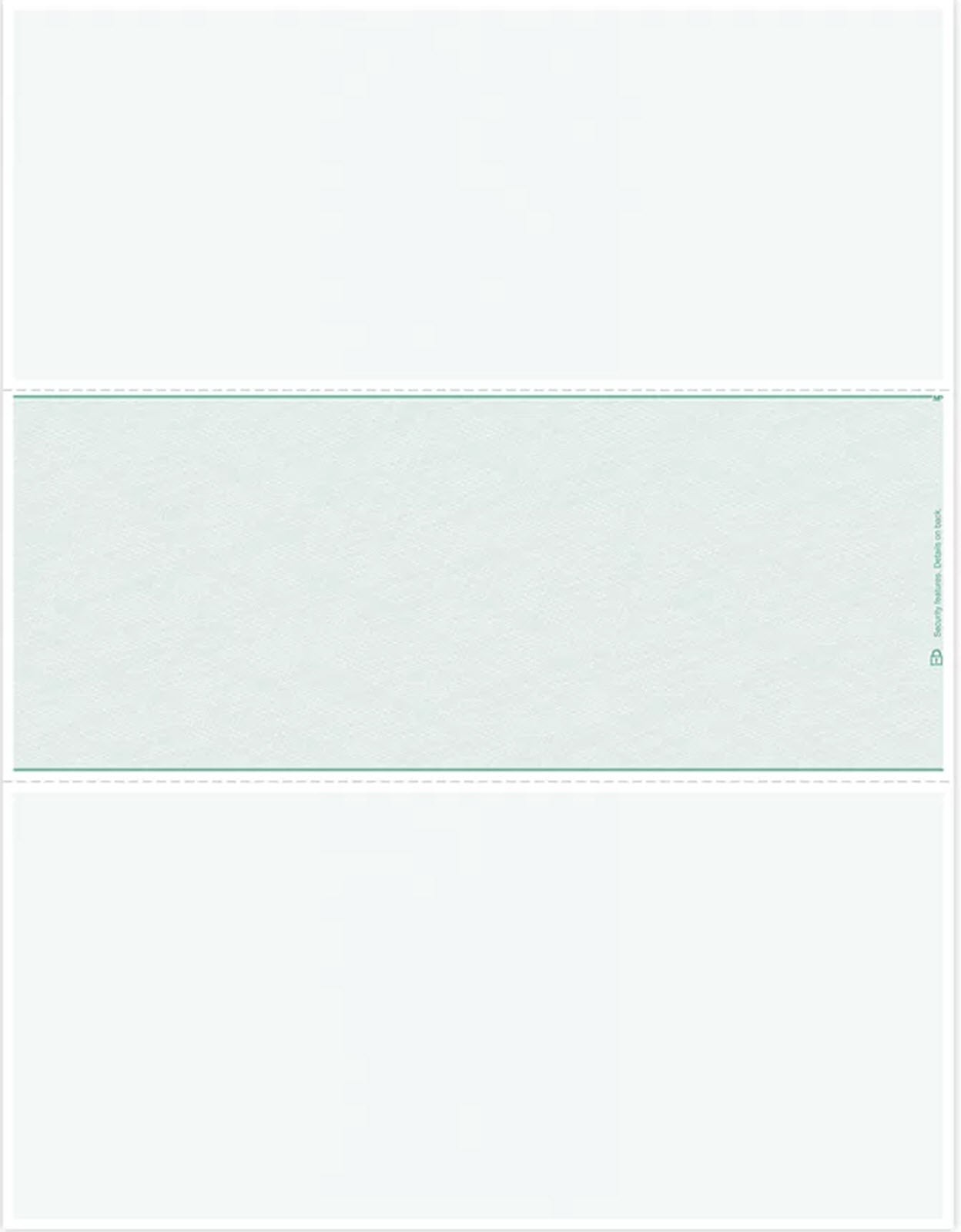 DLM832 Blank Laser Check Middle Format – 500 checks