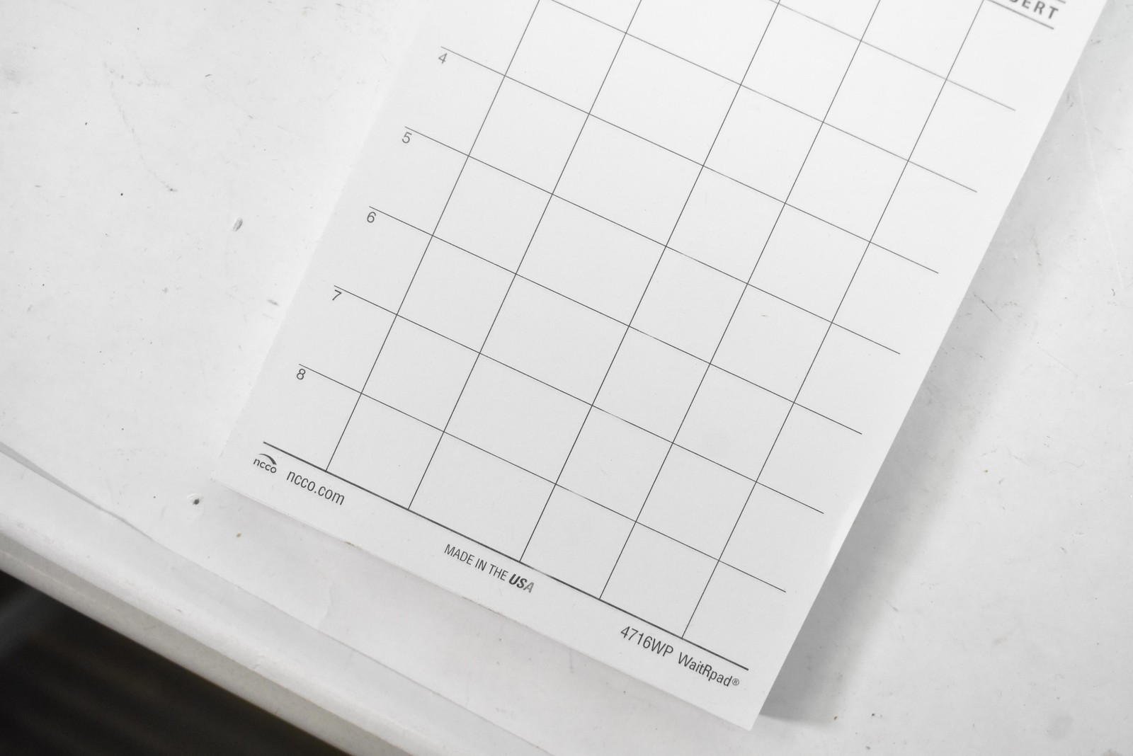 NCCO 4716WP WaitRpad Restaurant Numbered Guest Check Sales Order Pads 10 Pack