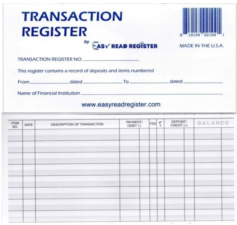 12 Checkbook Transaction Registers 2025-2026-2027 Calendars Check Book Bank …