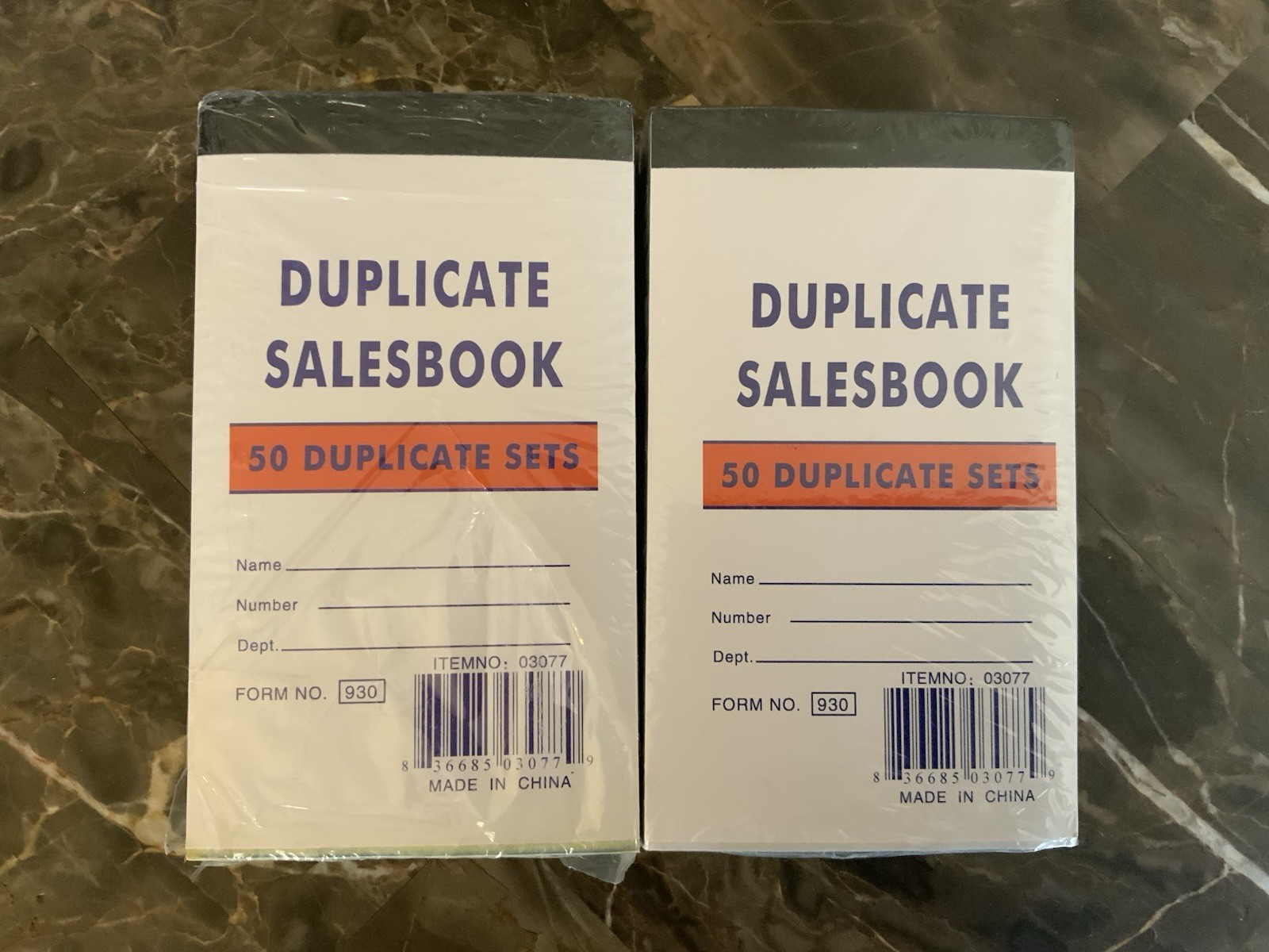 Lot of 10 – 50 Sets 3.5″ X 5.5″ Sales Book Order Receipt Invoice Carbonless Copy