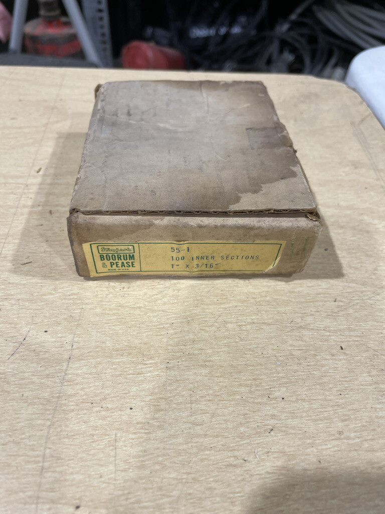 BOORUM & PEASE 551 INNER SECTIONS 1″ X 3/16″ B209
